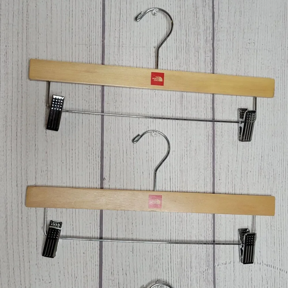 Lot of 7 - The North Face Wooden Pants Hangers
